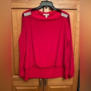 Woman’s Red Top EUC
